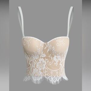 Lace corset top